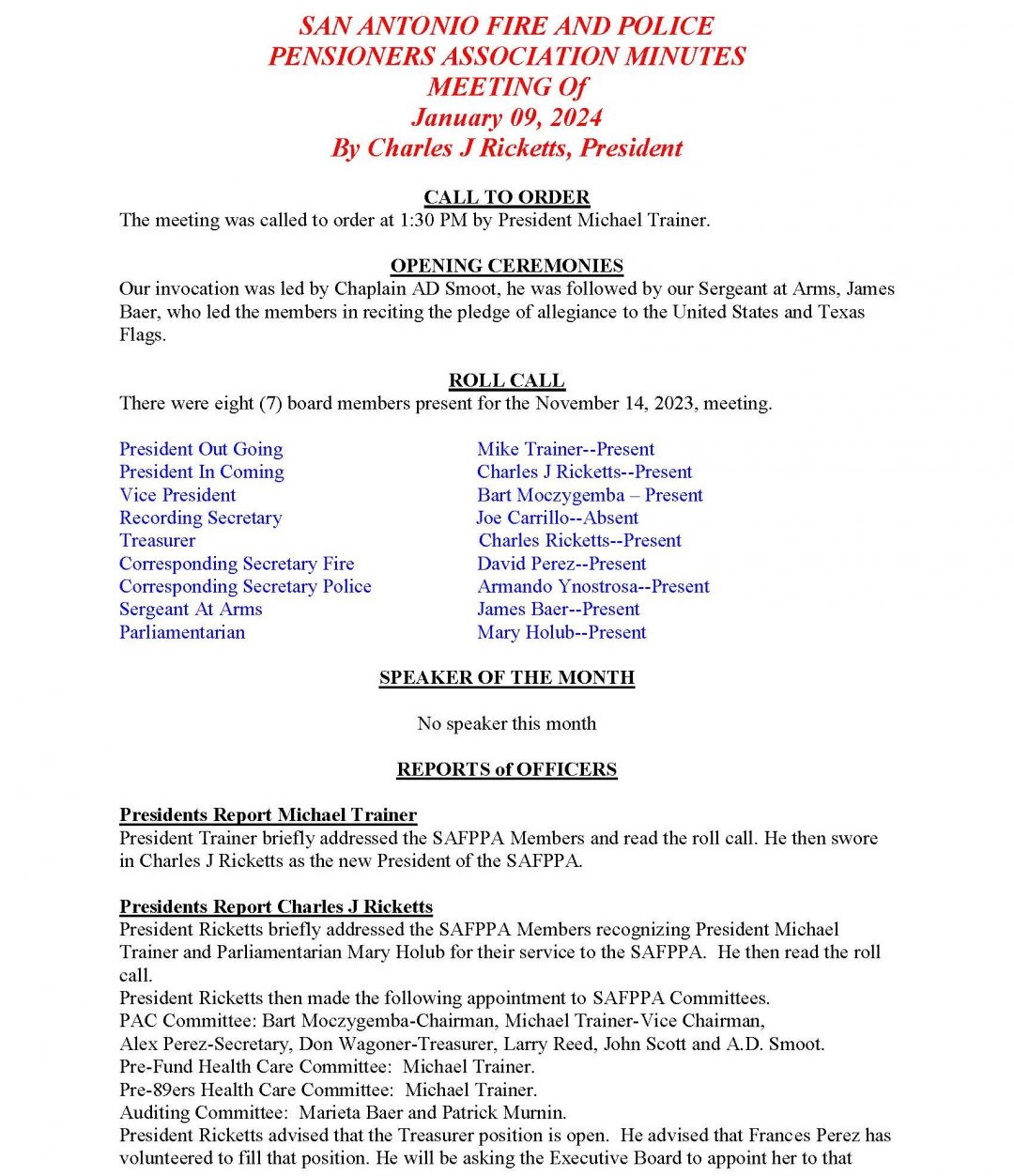 Minutes January 2024 San Antonio Fire And Police Pensioners   JAN 2024 MONTHLY MEETING MINUTES Page 1 1 1080x1252 